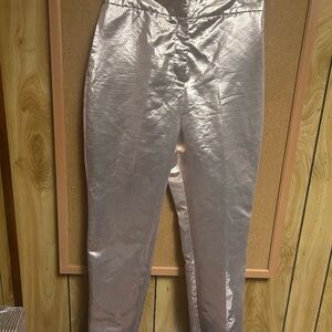 Metallic Silver ladies Pants